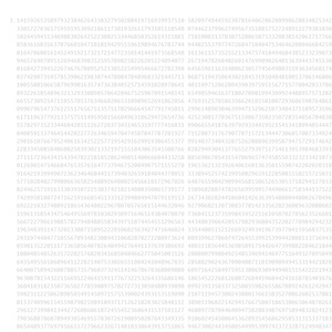 Art in Pi — 100 000 digits — Digit background
