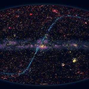 Sky map — Hubble Space Telescope — 2 (A3)