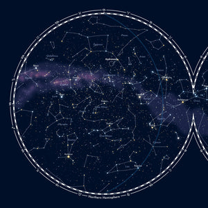 Sky map — 1 (A3)
