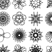 Load image into Gallery viewer, Spirograph Grid — (A4)

