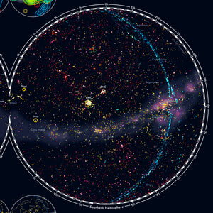 Sky map — Hubble Space Telescope — 1 (A3)