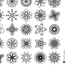 Load image into Gallery viewer, Spirograph Grid — (A4)

