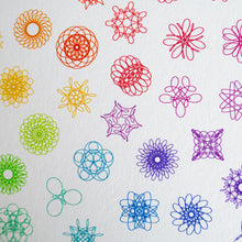 Load image into Gallery viewer, Spirograph Phyllotaxis Grid — (A3)
